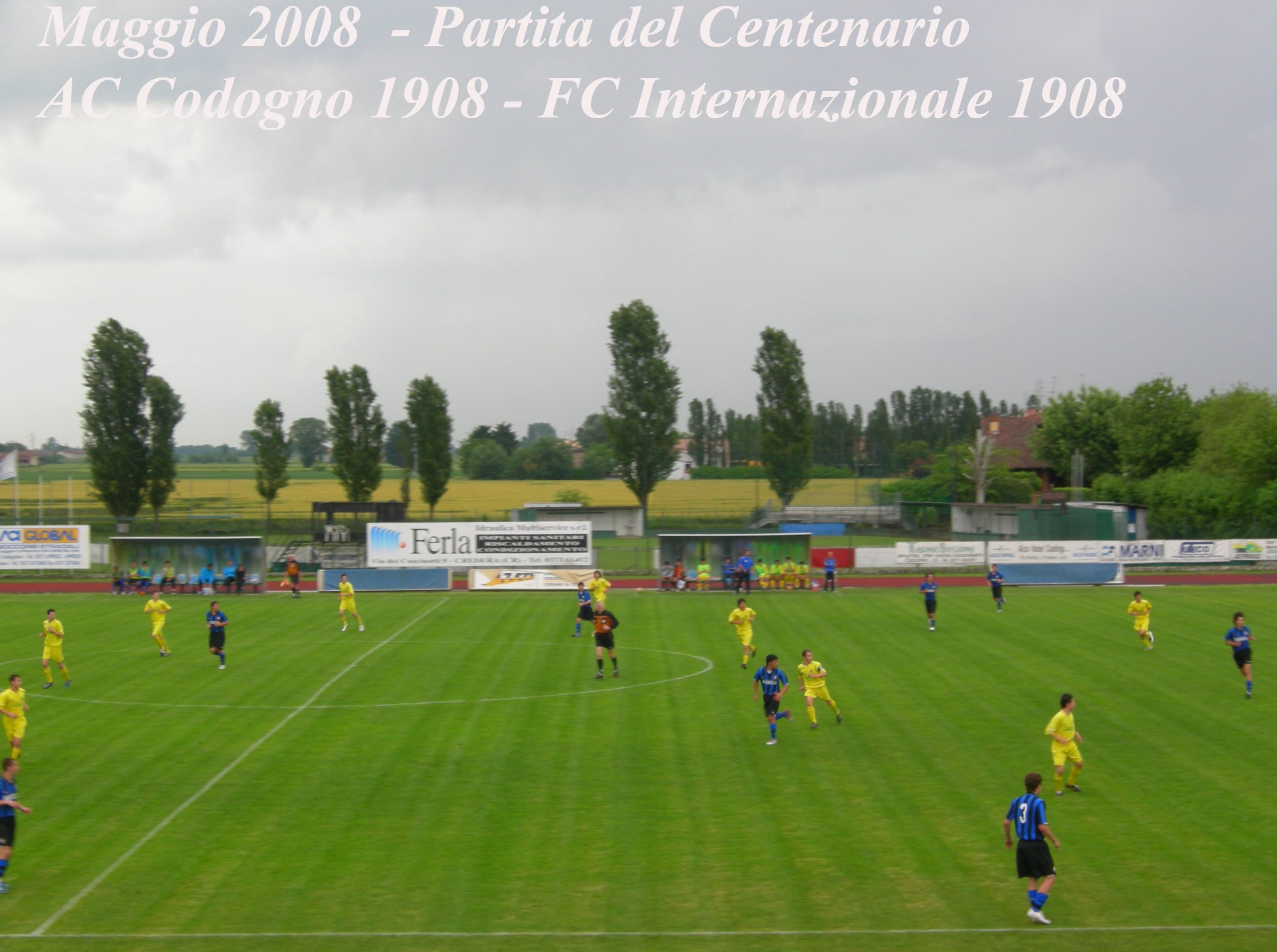 Partita del Centenario AC Codogno 1908 vs FC Inter 1908