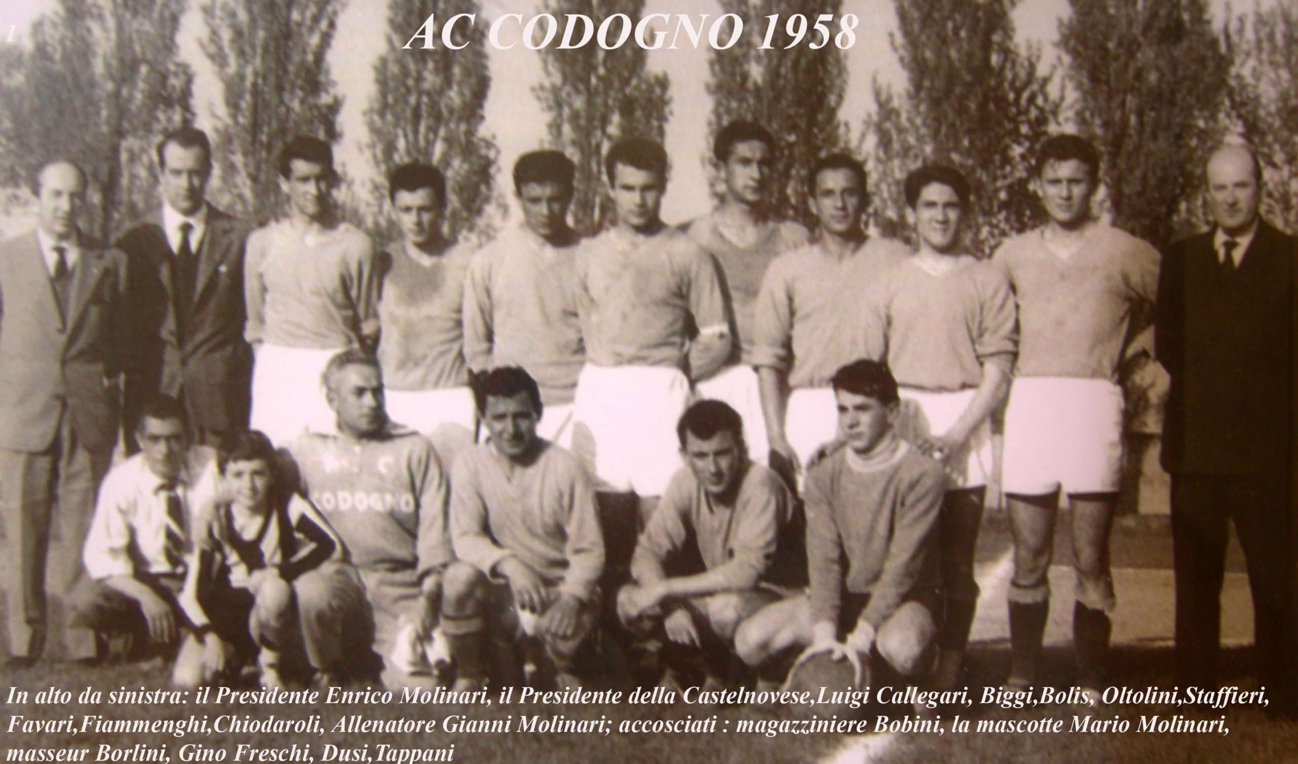 Per Ale Scarponi    AC Codogno 1958 (la mascotte con la maglia del Cesena ero io!!)