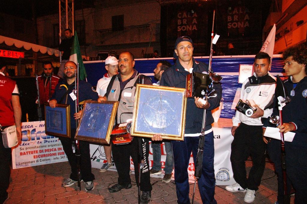 Premiazione Uccialì Fishing Team